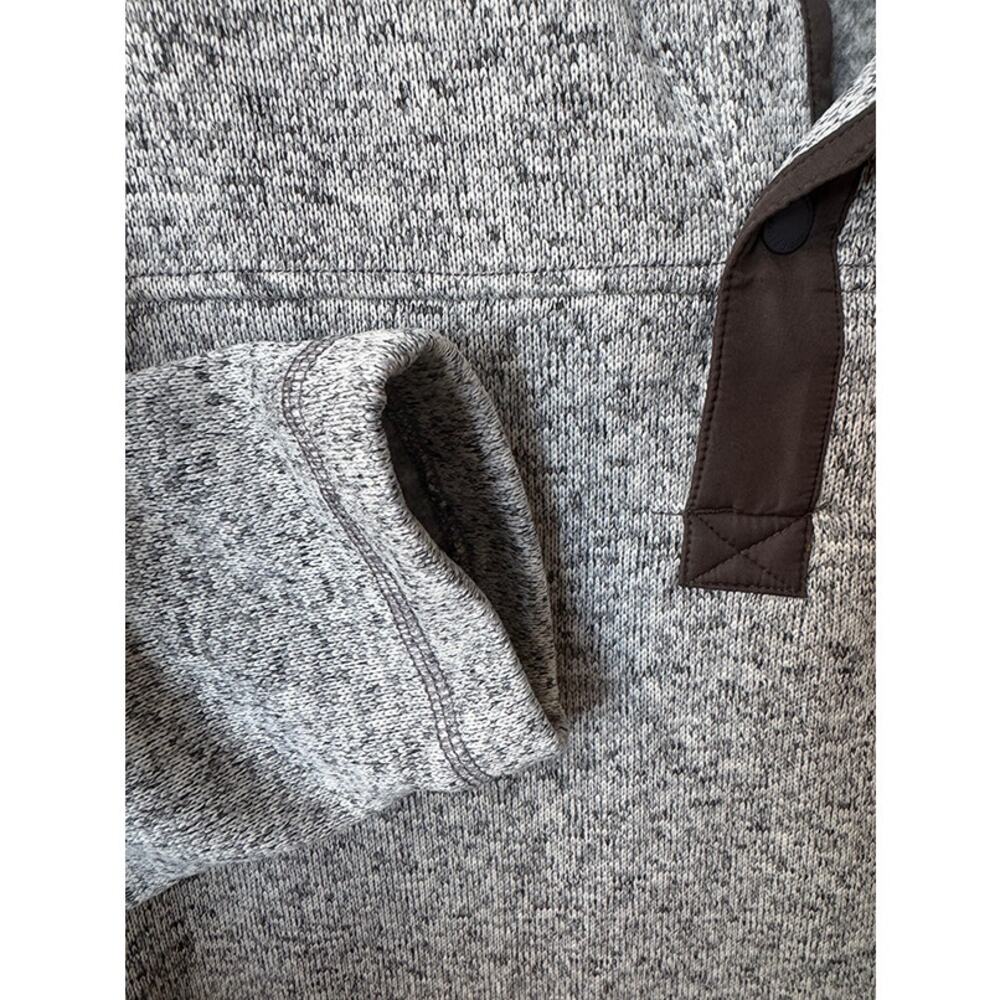 Eddie Bauer‎ Grey Convector Snap Pullover Men's L… - image 3